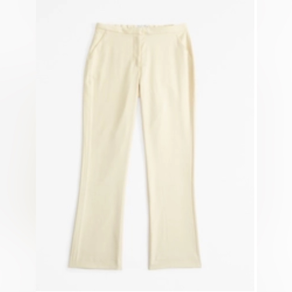 NEW Abercrombie Curve Love Low Rise Tailored Boot Pant